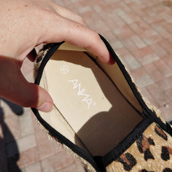 Anna Leopard Print Slip On Sneaker Shoes Size 7.5 - Picture 8 of 8